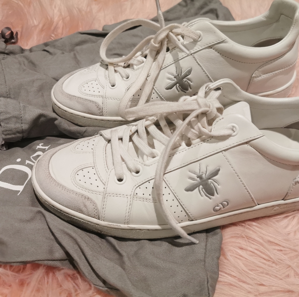 DIOR white bee Sneakers Womens size 36